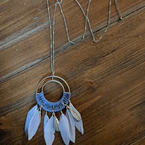 Boho Feathered Necklace